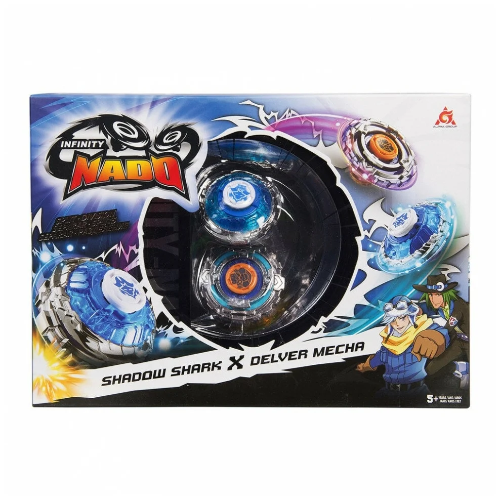 Фотография Игрушка Infinity Nado 2 волчка Сплит, Shark&Mecha 36058