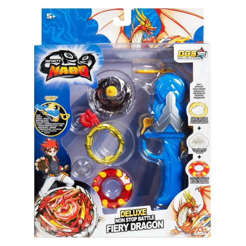 Фото Игрушка Infinity Nado Волчок Адвансд Fiery Dragon 37704