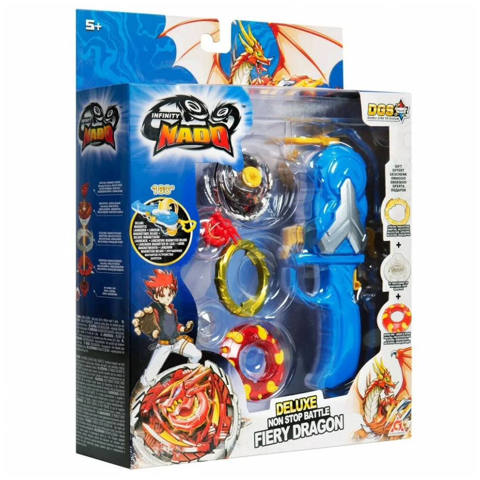Фотография Игрушка Infinity Nado Волчок Адвансд Fiery Dragon 37704