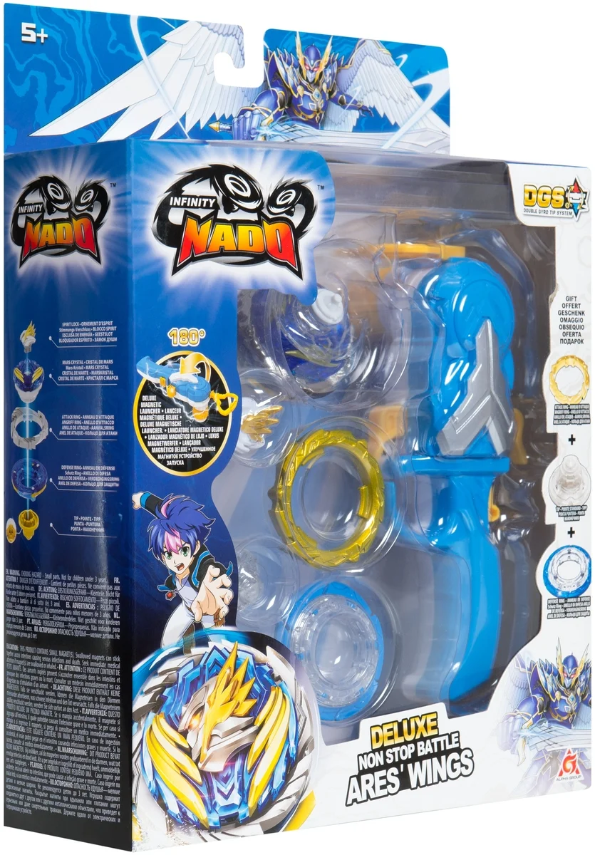 Картинка Игрушка Infinity Nado 38778 Волчок Стакинг Делюкс Ares Wings