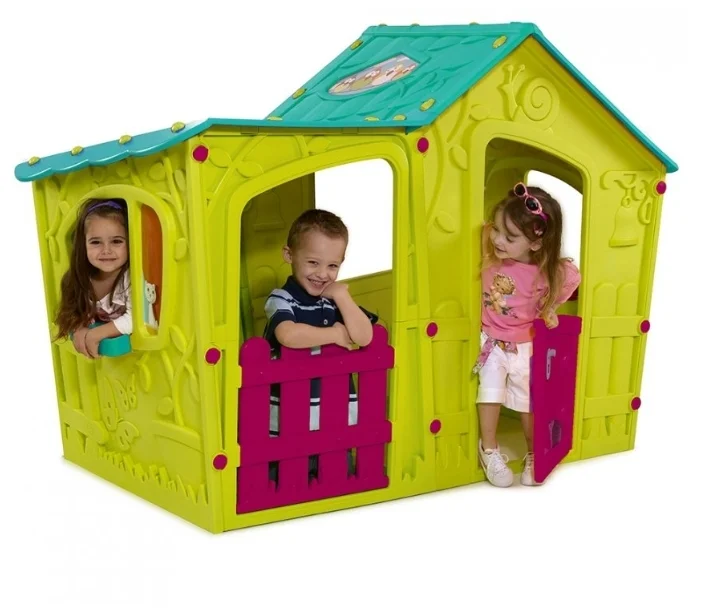 Фото Игровой дом KETER MAGIC VILLA ВОЛШЕБНАЯ ВИЛЛА Green/Turquoise (169x110x126h)