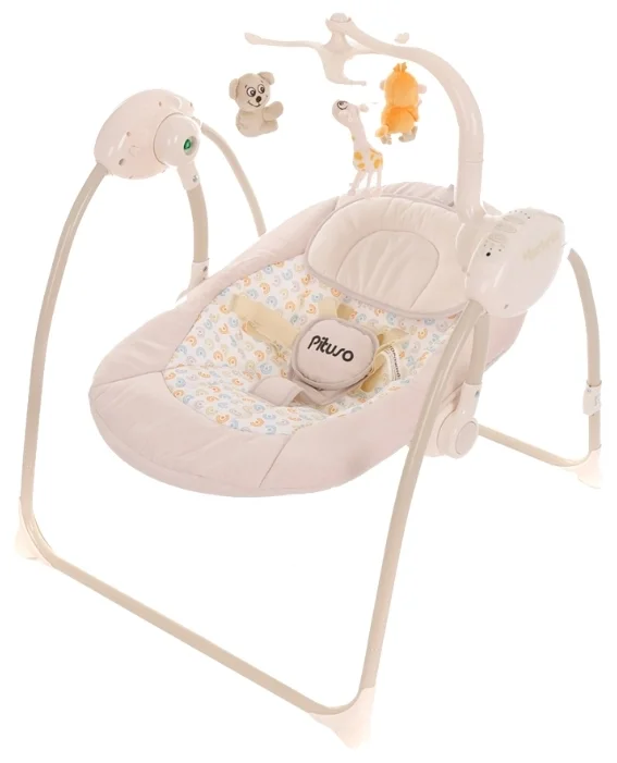 Фото Электрокачели PITUSO MARBELLA BEIGE КРУГИ TY-008