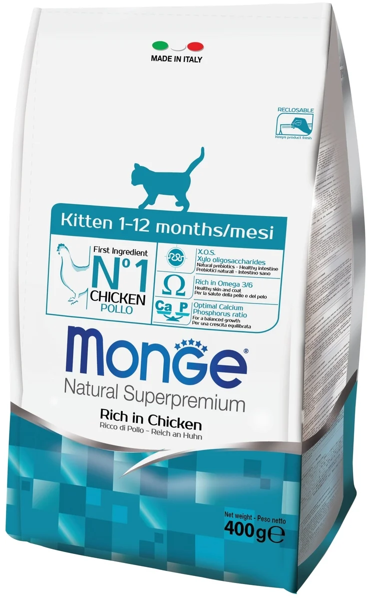 Корм MONGE CAT KITTENСУХОЙ КОРМ ДЛЯ КОТЯТ 1,5кг