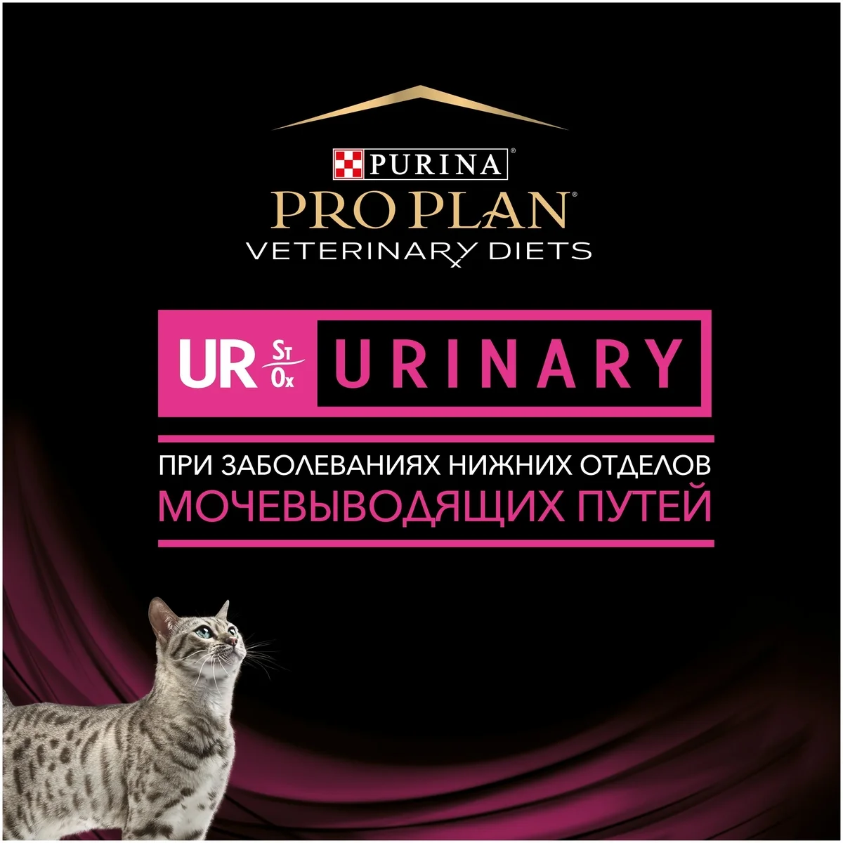 Корм для кошек PURINA Pro Plan VETERINARY DIETS Wet UR лосось 85 гр Казахстан