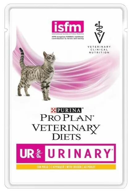 Корм для кошек PURINA Pro Plan VETERINARY DIETS Wet UR курица 85 гр