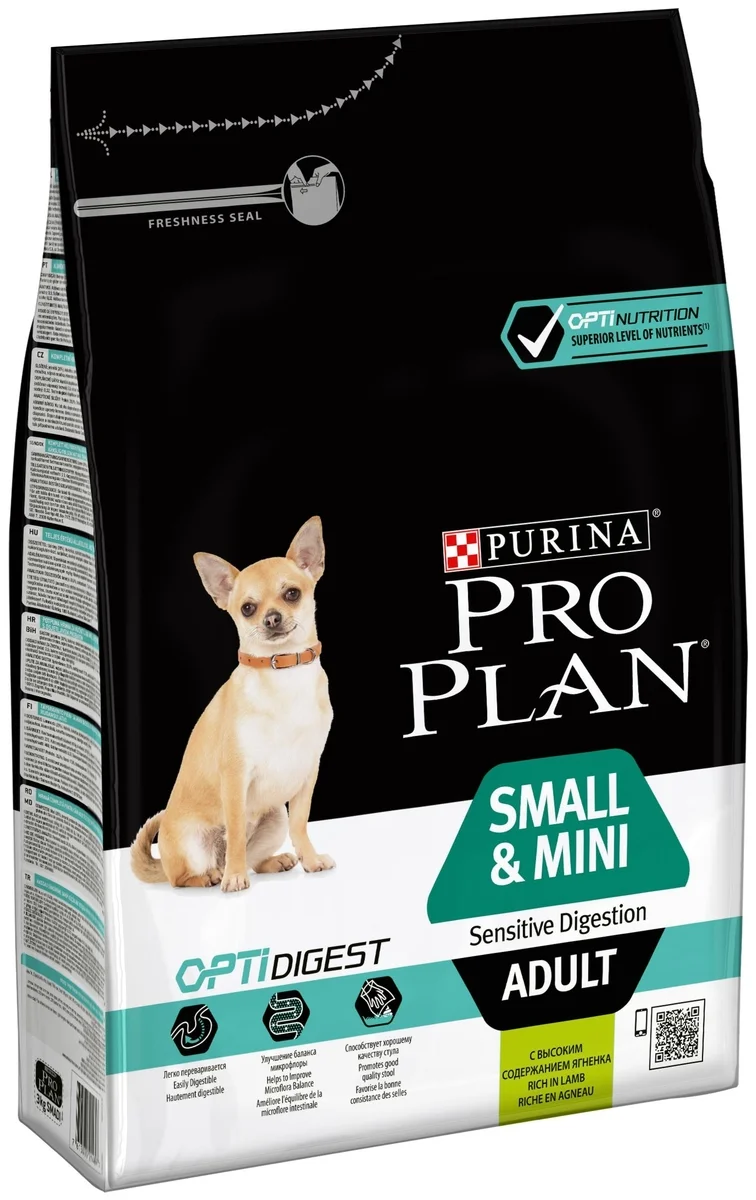 Картинка Корм для собак PURINA Pro Plan Adult сред.пород ягненок 3 кг
