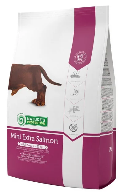Фото Корм для взрослых собак мелких пород с лососем NP Mini Extra Salmon 7.5 кг