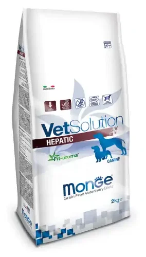 Фото Корм MONGE VETSOLUTION DOG HEPATIC ВЕТЕРИНАРНАЯ ДИЕТА ДЛЯ СОБАК ПРИ ЗАБОЛЕВАНИЯХ ПЕЧЕНИ 2 кг
