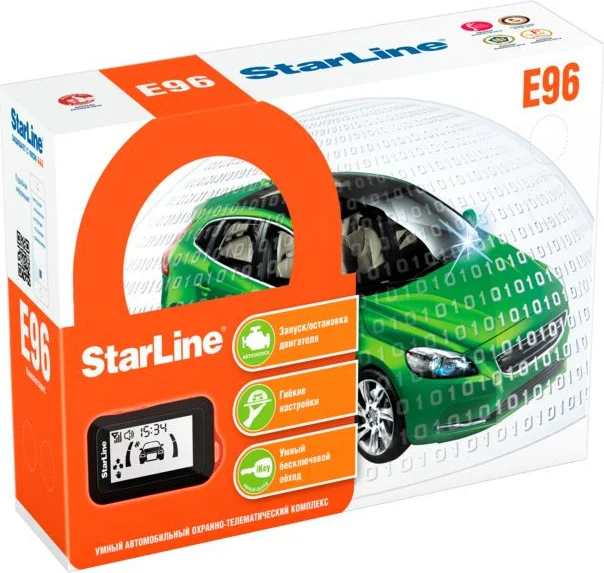 Фото Автосигнализация SL E96 BT V2 2can+4lin GSM-GPS