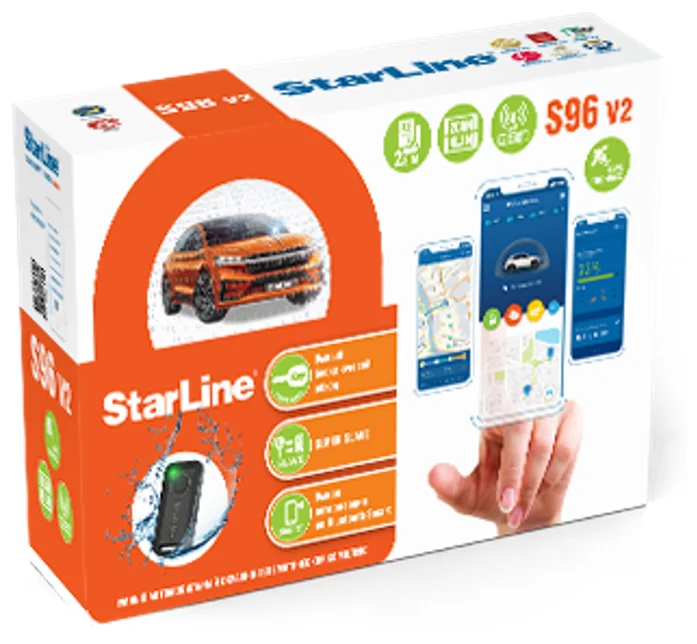 Автосигнализация SL S96 V2 BT 2CAN+4LIN GSM-GPS