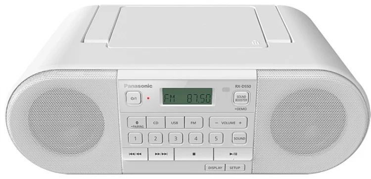 Картинка Магнитола PANASONIC RX-D550GS-W