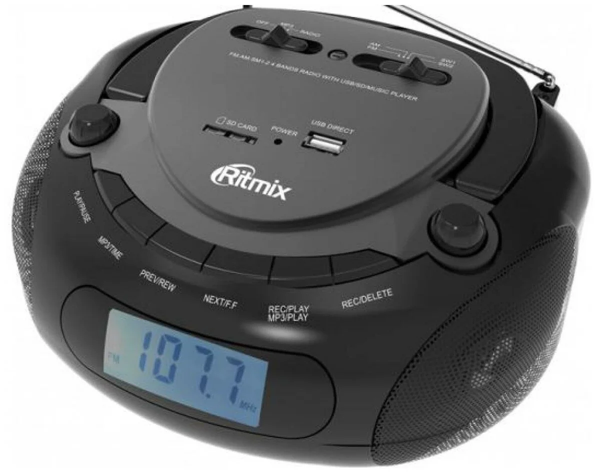 Магнитола RITMIX RBB-030BT Black