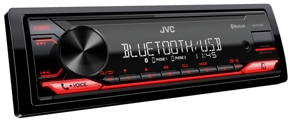 Фото Автомагнитола JVC KD-X272BT 1DIN 4х50Вт