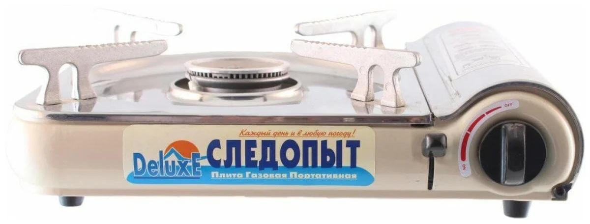 Фото Плита настольная газовая СЛЕДОПЫТ DeluxE PF-GST-N03 (с подогревом) нерж. сталь/6