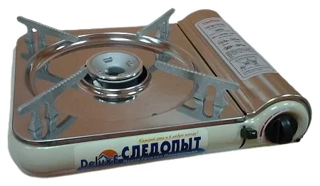 Фотография Плита настольная газовая СЛЕДОПЫТ DeluxE PF-GST-N03 (с подогревом) нерж. сталь/6