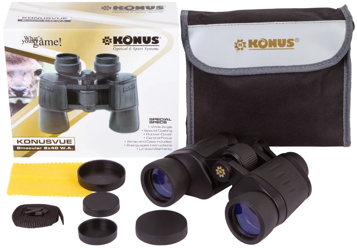 Бинокль KONUS KONUSvue 8x40 WA Казахстан
