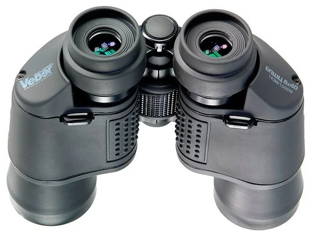 Фото Бинокль VEBER Classic БПШЦ 8x40 VRWA серый