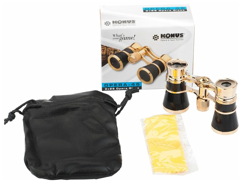 Картинка Бинокль KONUS 3x25 Black