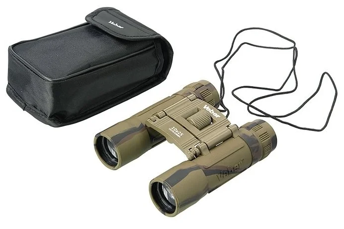 Картинка Бинокль VEBER Sport БН 10x25 камуфляж