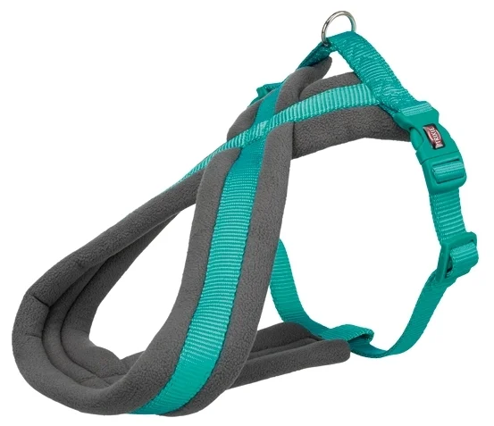 Фото TRIXIE Premium шлейка с поводком для крупных кошек,р-р XL, 33–57 cm/13 mm, 1.20 m. Цвет: индиго. 41761