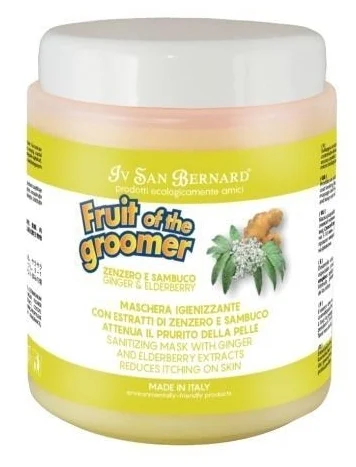 Фото IV SAN BERNARD FRUIT GINGER&ELDERBERY Восстанавливающая маска с противовоспалительным эффектом, 1000 мл