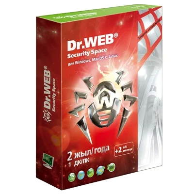 Фото Антивирус Dr.WEB Security Space Silver подписка на 2 года (+ 2 мес) на 1 ПК box