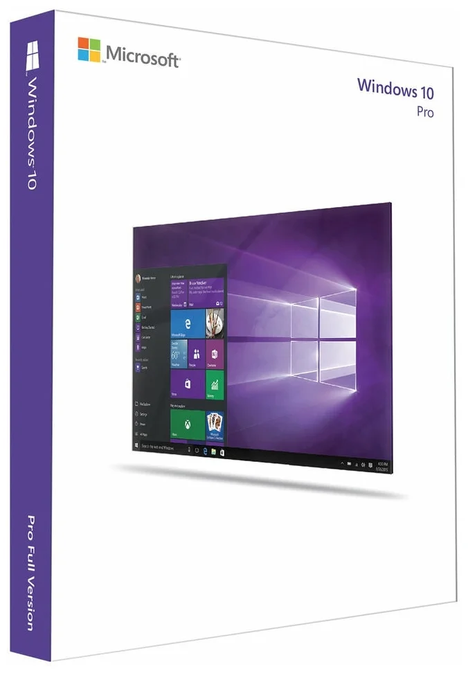 Фото Лицензия MICROSOFT Windows Pro FPP 10 P2 32-bit/64-bit Russian Kazakhstan Only USB (HAV-00133)