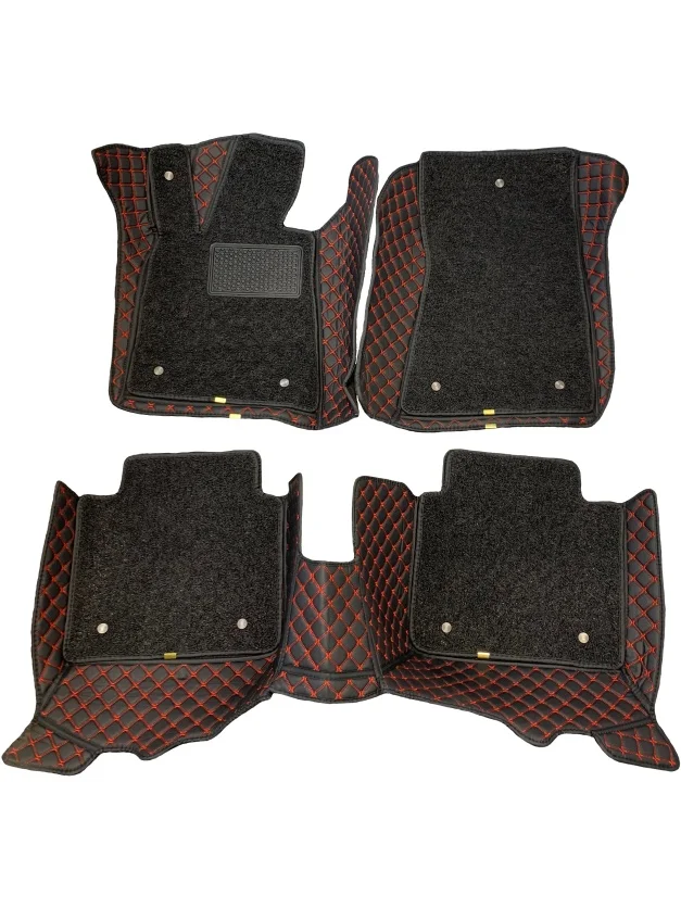 Фото Коврики автомобильные KRISTALL-AUTO для SsangYong Rexton 5sets 2008-2014 B black+red