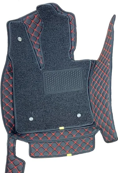 Фото Коврики автомобильные KRISTALL-AUTO для Volvo XC90 2014-2019 B black+red