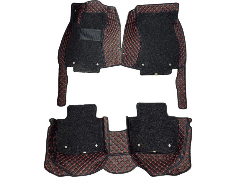 Фото Коврики автомобильные KRISTALL-AUTO для Honda CR-V 2012-2017 B black+red
