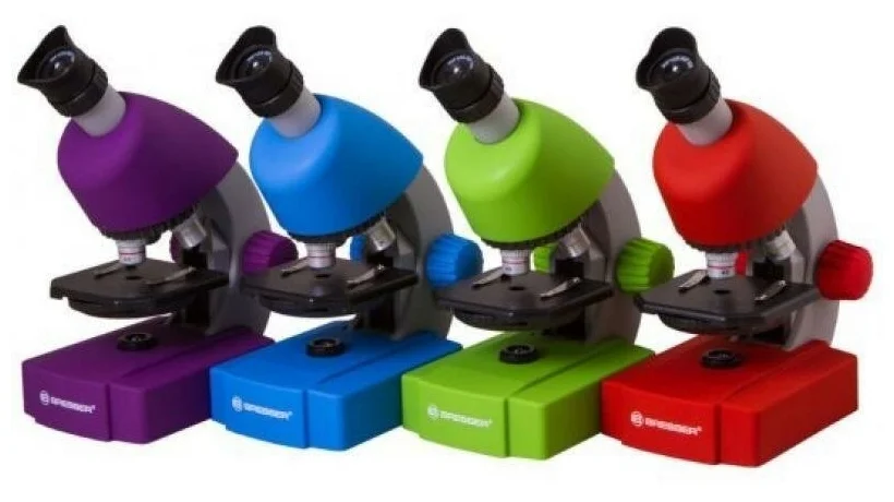 Купить Микроскоп BRESSER Junior 40x-640x Blue