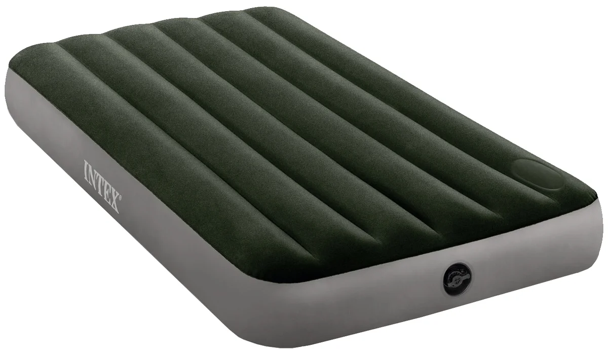 Матрас надувной INTEX 64761 Dura-Beam Downy Airbed (Twin) 191 х 99 х 25 см