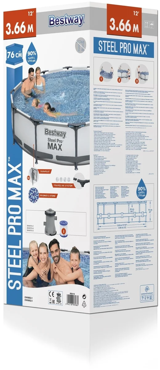 Фотография Каркасный бассейн BESTWAY 56416