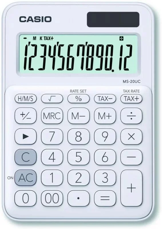 Фото Калькулятор настольный CASIO MS-20UC-WE-W-EC