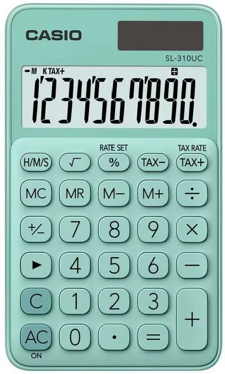 Фото Калькулятор карманный CASIO SL-310UC-GN-W-EC