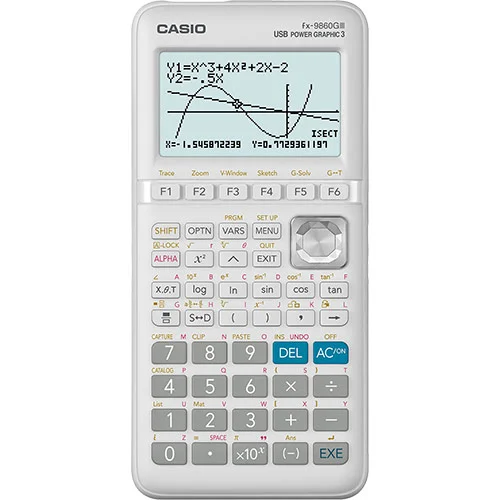 Фото Калькулятор графический CASIO FX-9860GIII-W-ET