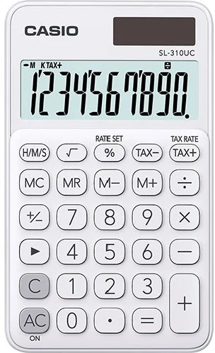 Фото Калькулятор карманный CASIO SL-310UC-WE-W-EC