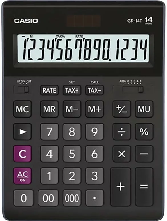 Калькулятор настольный CASIO GR-14T-W-EP
