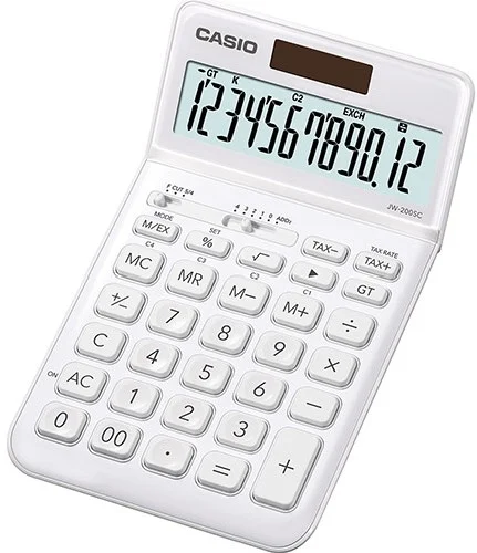 Фото Калькулятор настольный CASIO JW-200SC-WE-S-EP