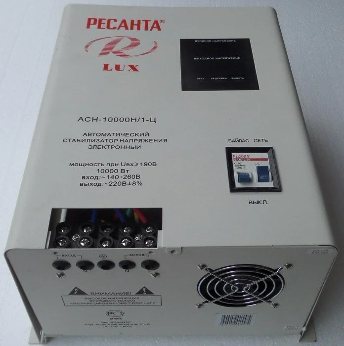 Стабилизатор РЕСАНТА LUX АСН-10000/1-Ц Казахстан
