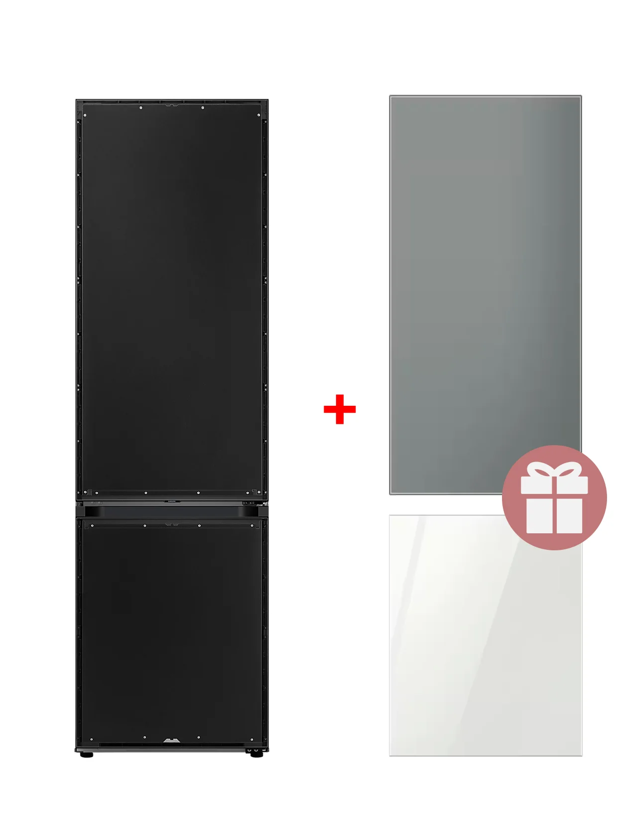Холодильник SAMSUNG RB33T3070AP BEspoke с панелью (RA-B23DBB35GG + RA-B23DUU31GG)