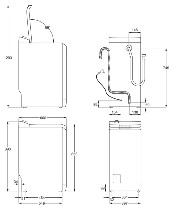Стиральная машина ELECTROLUX EW7T3R362 Казахстан