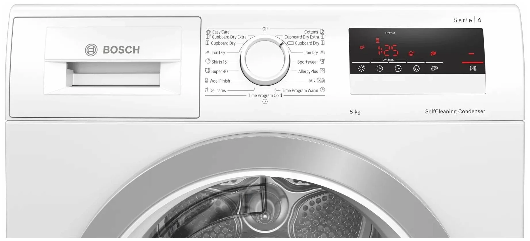 Фотография Сушильный аппарат BOSCH WTN85423ME
