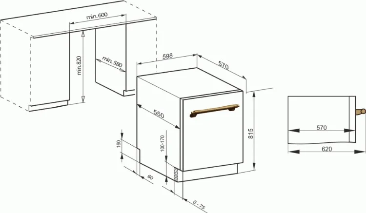 Фотография Посудомоечная машина KAISER S 60 U 88 XL Em