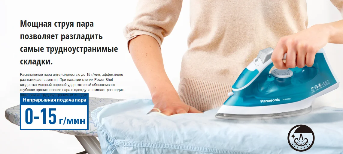 Картинка Утюг PANASONIC NI-M250TGTW