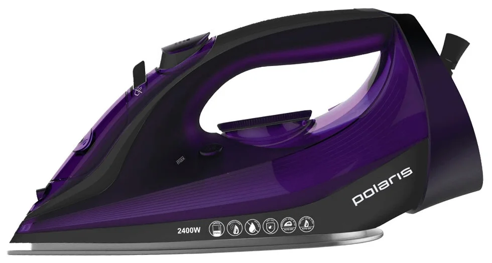 Фото Утюг POLARIS PIR 2487AK Черный/Фиолетовый