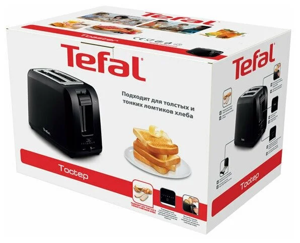 Фото Тостер TEFAL 2S BLACK TT1A1830