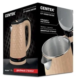 Картинка Чайник CENTEK CT-0022 Beige