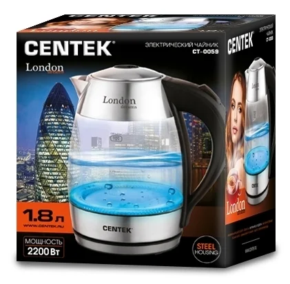 Фото Чайник CENTEK CT-0059 London