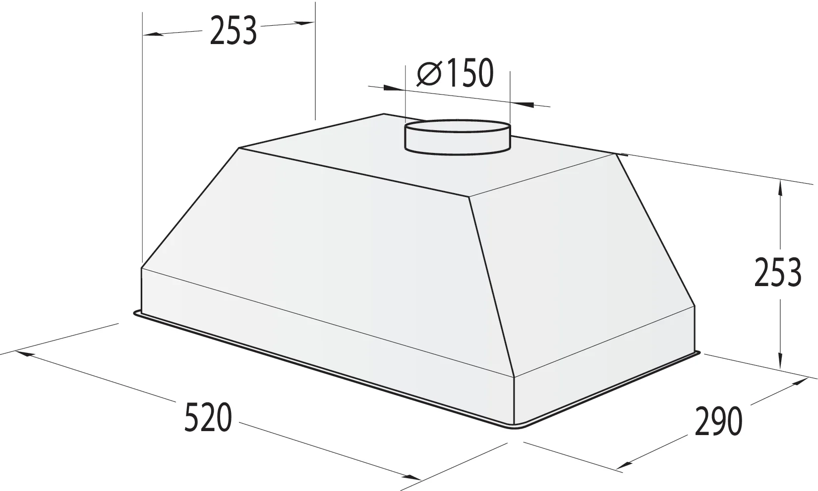 Картинка Вытяжка GORENJE BHI526E6B